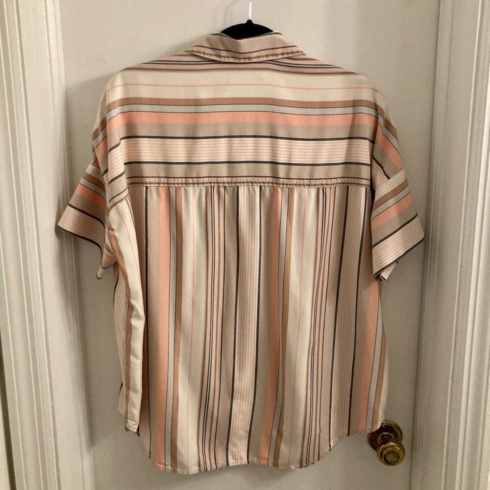 Madewell Courier Shirt in Aldwin Stripe - Size S - Picture 3 of 6